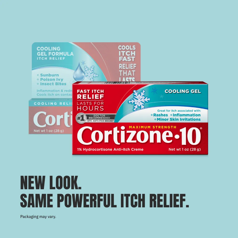 Old vs. New - Cortizone-10® Cooling Gel
