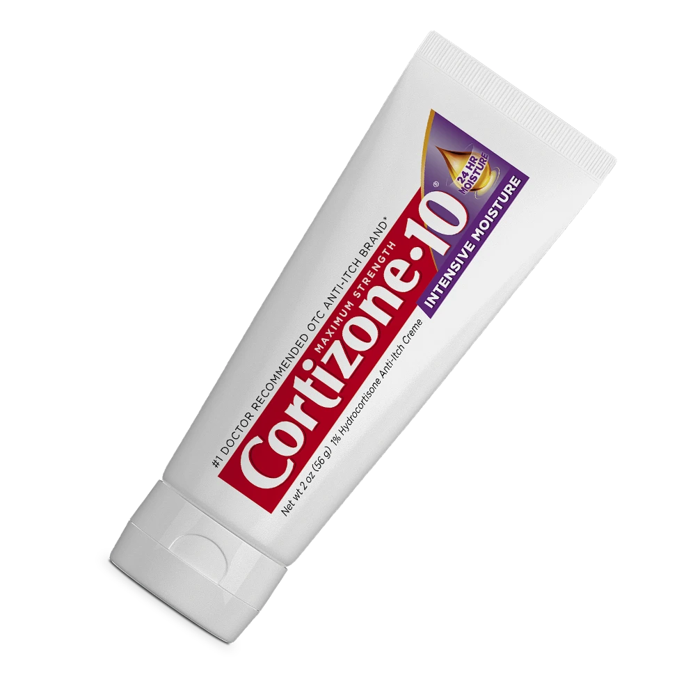 Front of Cortizone-10® Intensive Moisture Creme tube