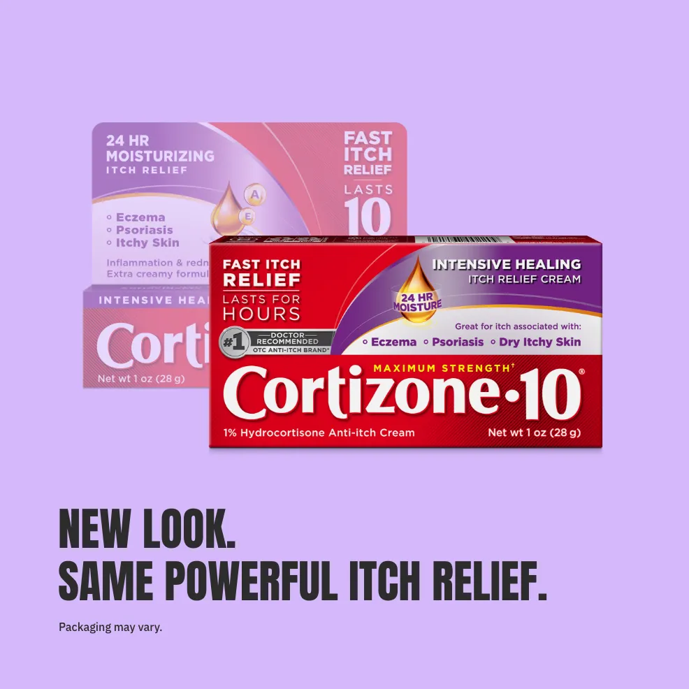 Old vs New - Cortizone-10® Intensive Moisture Creme